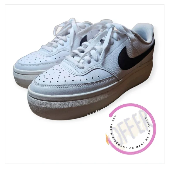 ❌️SOLD❌️Nike Court Vision Alta White Baroque - Picture 2 of 11